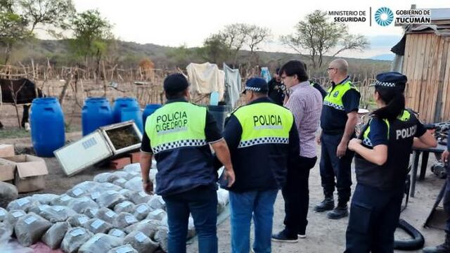 Trancas: secuestraron 100 kilos de marihuana