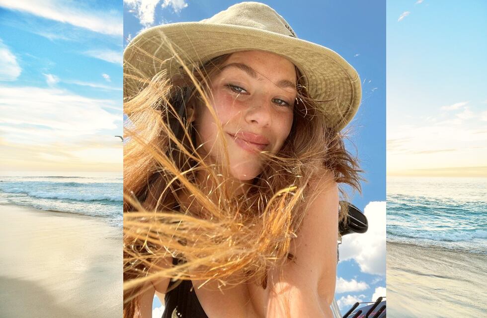 Cecilia “Beba” Mirabile disfruta del verano a pleno en La Florida