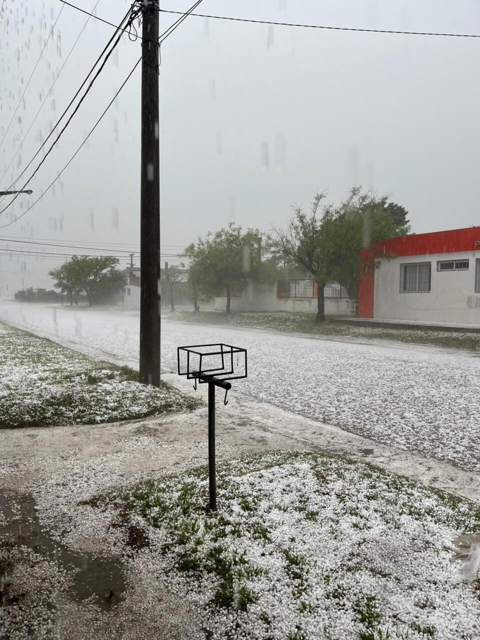 Bajas temperaturas y tormentas en el sur de Córdoba.