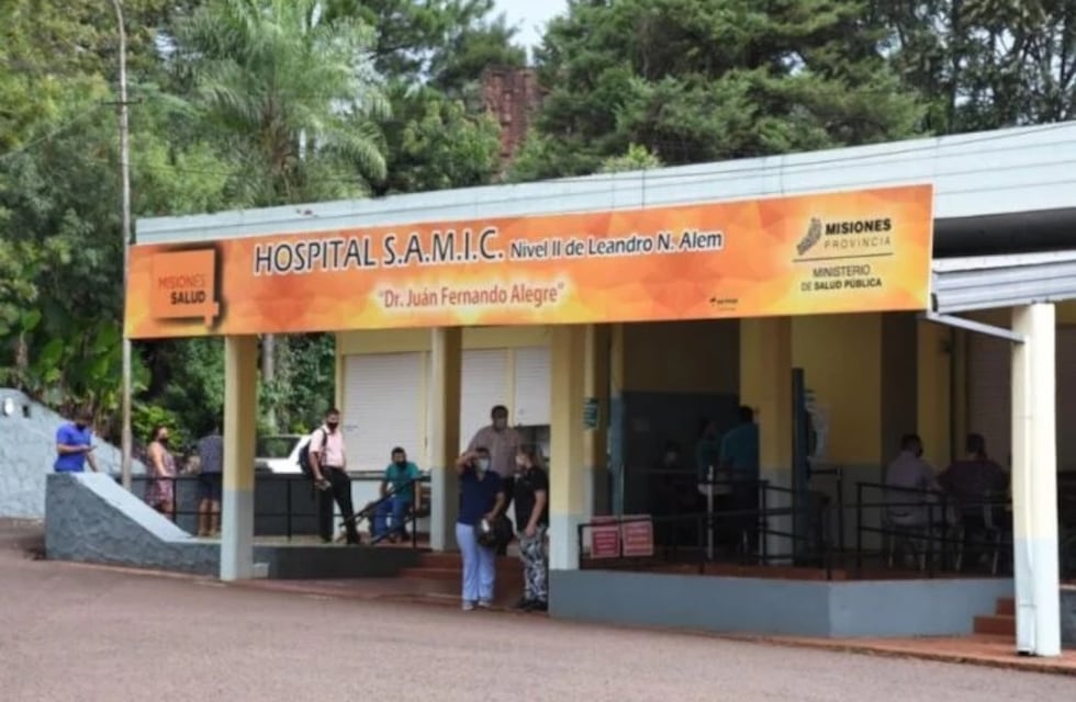 Investigan presunta intoxicación por cocaína en un paciente del hospital de Leandro N. Alem