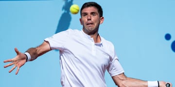 Federico Delbonis, uno de los argentinos que busca su lugar en el cuadro principal del US Open. (AP / Archivo)
