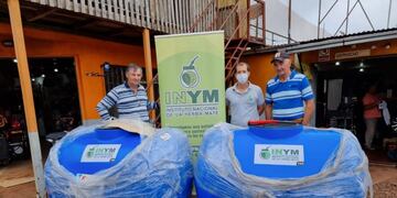 Entrega de equipos para productores de Dos de Mayo y Salto Encantado.