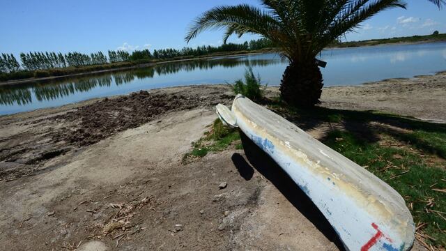 Proponen llevar al lugar este sábado una botella de agua para intentar aumentar el nivel de agua ya que se está secando. Gentileza Los Andes