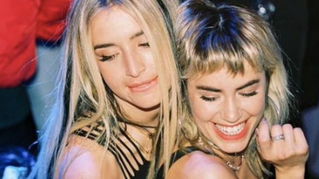 La española y la argentina en una fiesta compartida a comienzos de año. (Foto web).