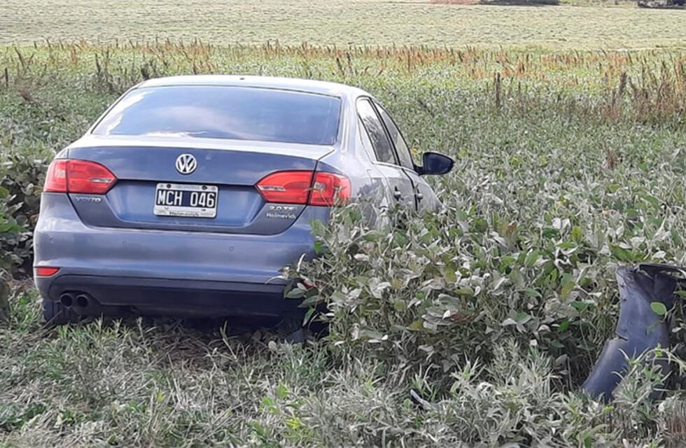 Una comitiva de Vicegobernación se accidentó en un camino vecinal en el departamento Diamante