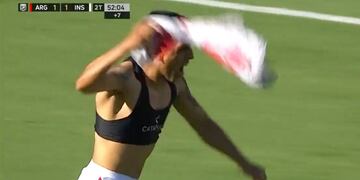 Acevedo anotó el 2 a 1 final para Instituto.