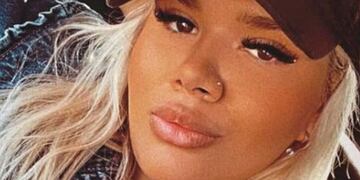 More Rial se la jugó con una foto de su escote en primer plano y una frase provocadora.