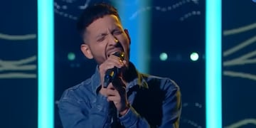 Johan Ruiz, el joven peruano que regresó a La Voz Argentina luego de tres años.