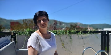 Cordoba el 15 de March de 2022 Kateryna Gorokhova ucraniana que llego a argentina tras la invasion rusa a su pais