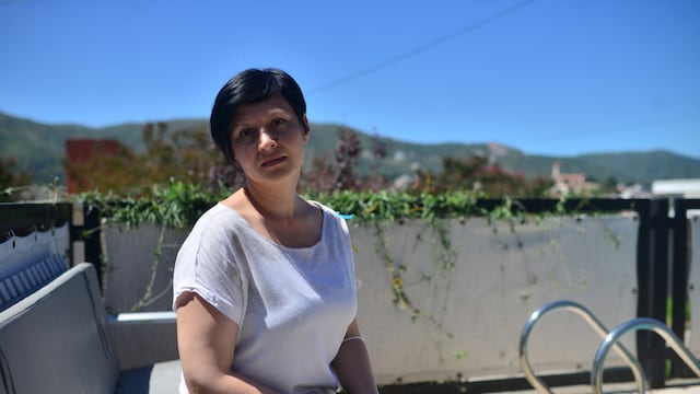 Cordoba el 15 de March de 2022 Kateryna Gorokhova ucraniana que llego a argentina tras la invasion rusa a su pais