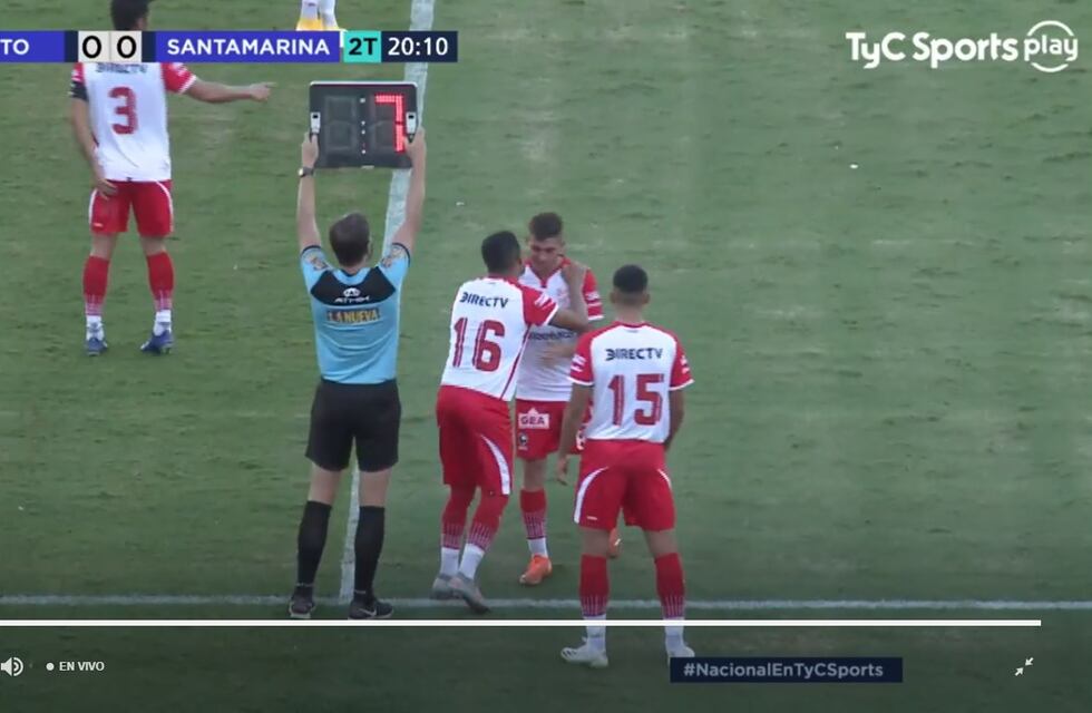 Damián Arce volvió a jugar en Instituto ante Santamarina