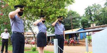 El Soberbio: rindieron homenaje al Policía de perdió la vida en un asalto bancario