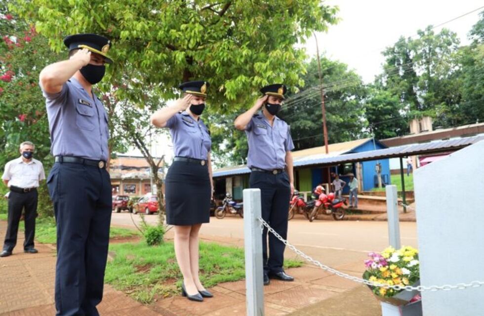 El Soberbio: rindieron homenaje al Policía que perdió la vida en un asalto bancario