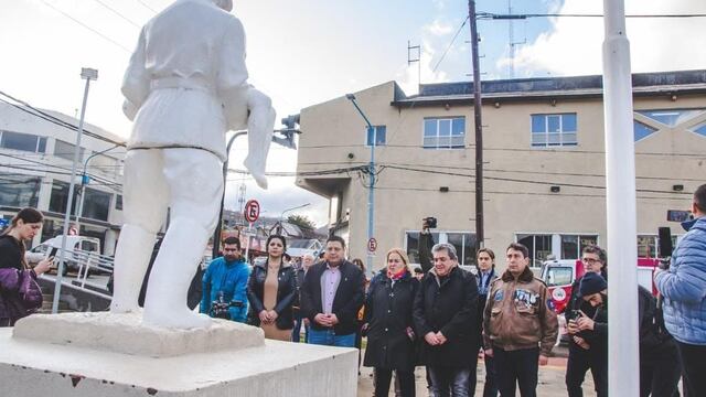Acto por el Día Nacional del Bombero Voluntario y aniversario del cuartel de Ushuaia