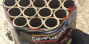 Pese a la ordenanza, siguen arrojando pirotecnia sonora en Rafaela