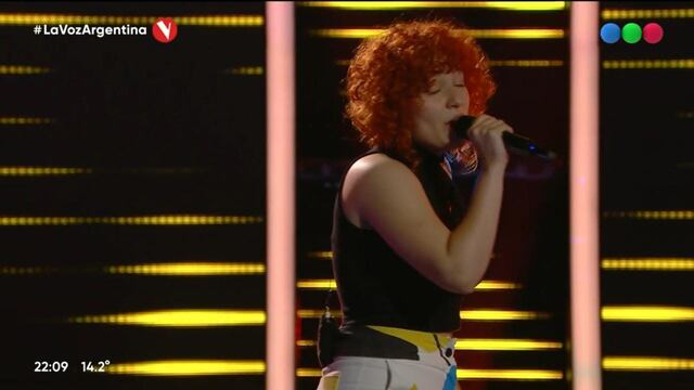 Emilia Soler, la sanjuanina que deslumbró a todo el jurado de La Voz Argentina.