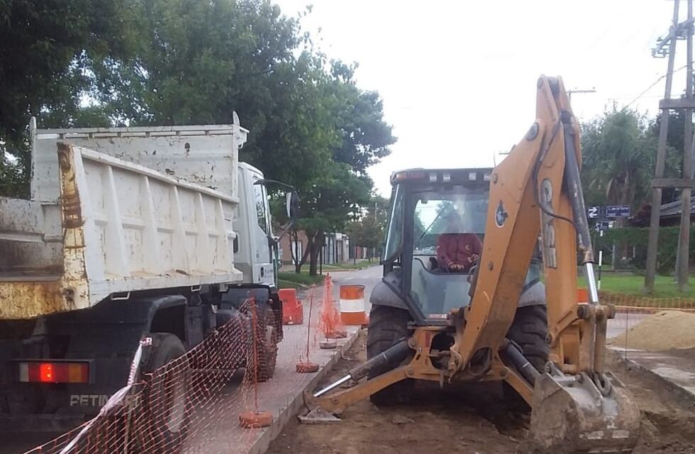 El municipio ejecuta obras públicas en distintos barrios