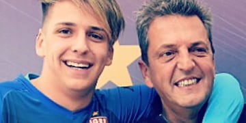 Sergio Massa y su hijo Toto