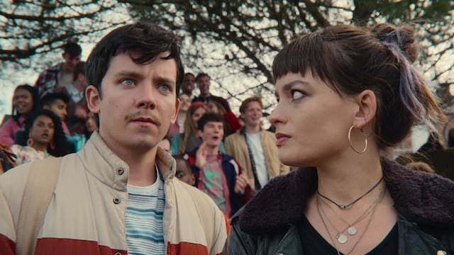 Otis y Maeve vuelven a encontrarse. ¿Qué pasará entre ellos en la tercera temporada de "Sex Education"?. (Netflix).