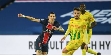 Di María: en pleno partido del PSG le avisaron de un violento robo en su casa (foto: TyC)
