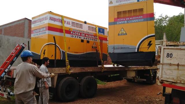 Autoridades se encuentran en obras para solucionar problemas hídricos en Puerto Iguazú.