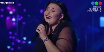 Amandicia, la santafesina que perdió las batallas en La Voz Argentina, pero otro jurado la robó.