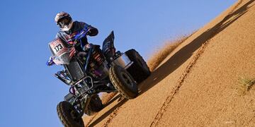 Pablo Copetti se mantiene expectante en la segunda posición de Quads en el Dakar 2022.