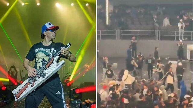 Batalla campal en un recital de Damas Gratis en Colombia: se registró un muerto y varios heridos