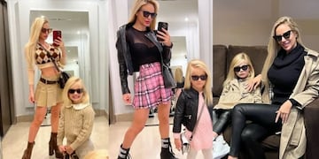Luciana Salazar es una de las mamás que más combina sus looks con su hija Matilda.