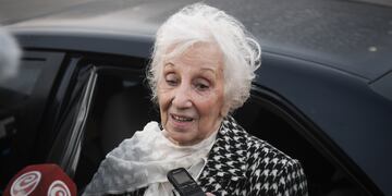 "Aberrante": así calificó Estela de Carlotto al acto que convoca Victoria Villarruel. Foto: Federico López Claro.