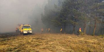 Incendios en El Bolsón.