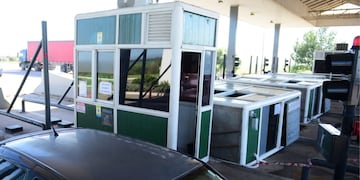 La zona de Córdoba donde murió el trabajador de peaje. (José Hernández)