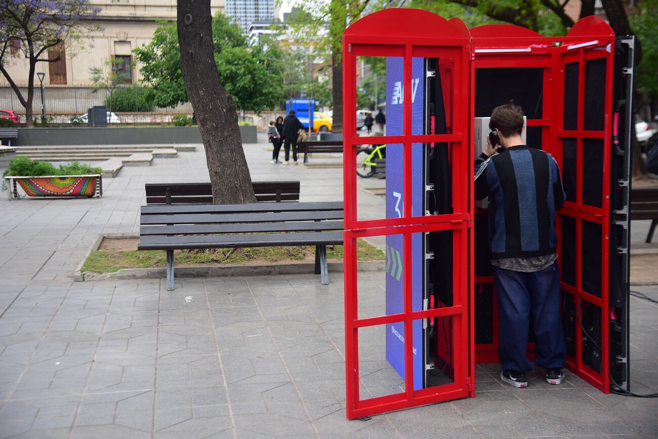 Conmemoración del Día Mundial del ACV en la Plaza Velez Sarsfield.  (Pedro Castillo / La Voz)