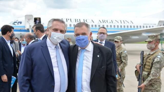 EL presidente Alberto Fernández llegó a Tucumán.