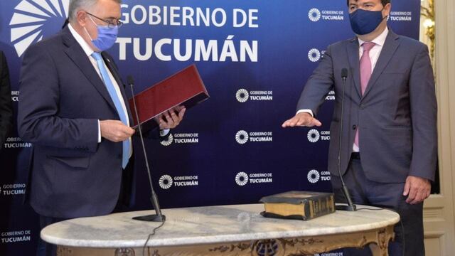 Juró el nuevo ministro de seguridad de Tucumán.