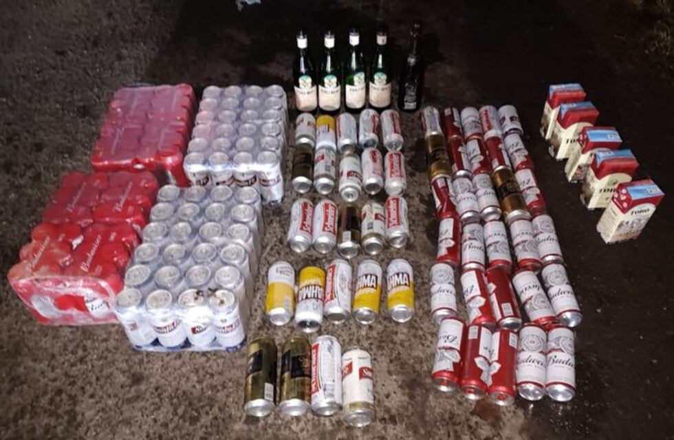 Secuestran bebidas alcohólicas en controles de ruta