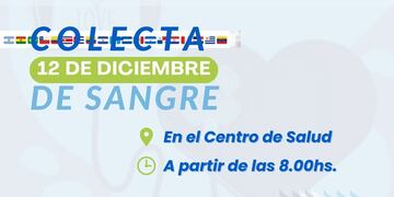 Tres Arroyos se suma a Latinoamérica Unida Dona Sangre