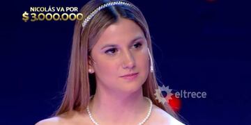 Milagros Martín, la pampeana que participó de "Los 8 escalones de los 2 millones".