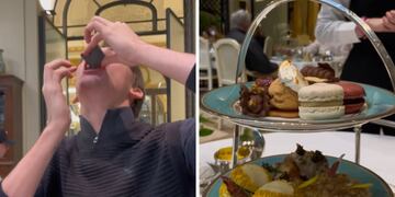 Semana de la Dulzura: Felipe Fort merendó sofisticadas preparaciones en el Alvear Palace Hotel y se sorprendió con los precios.