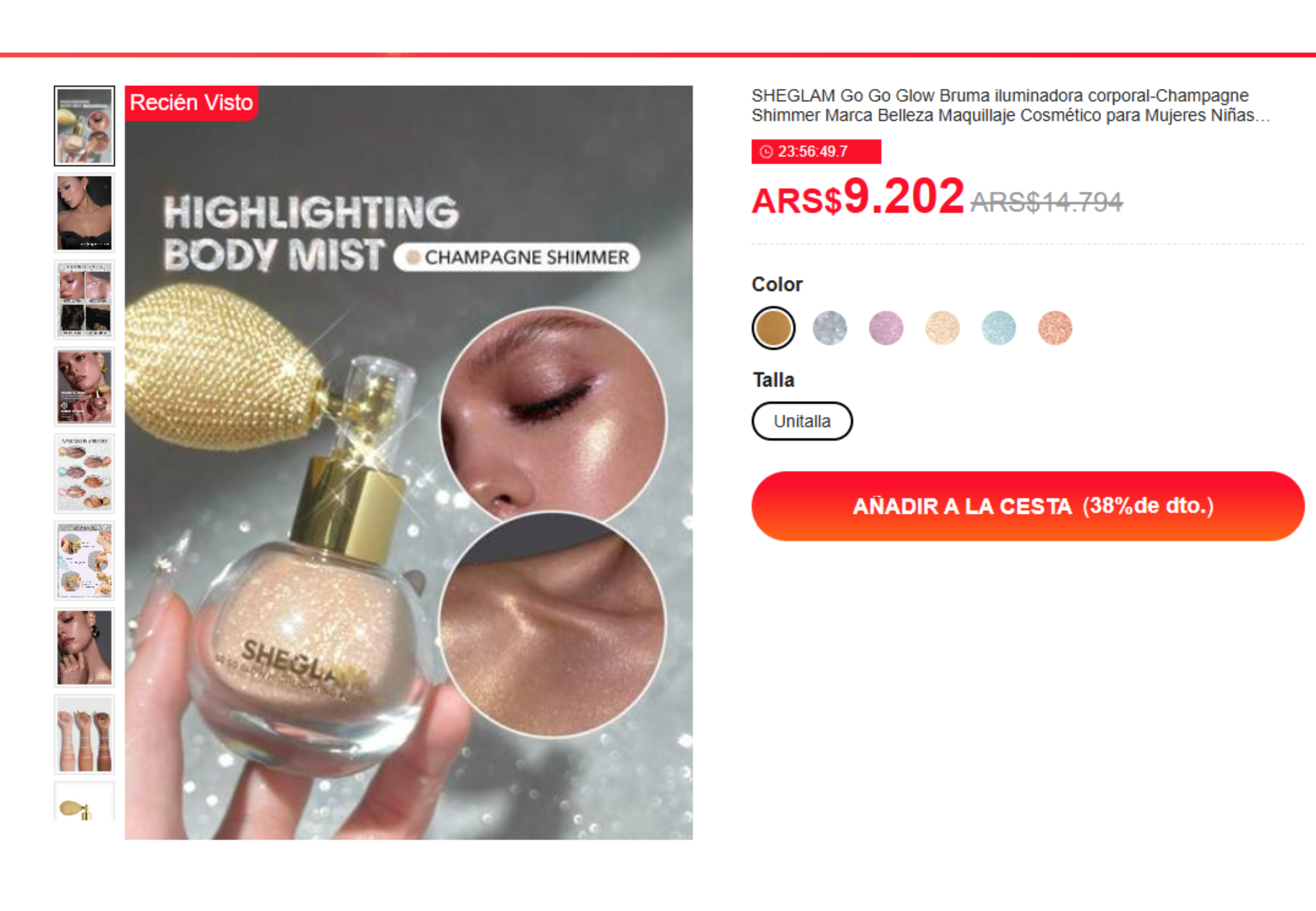 El polvo que usa La Joaqui.