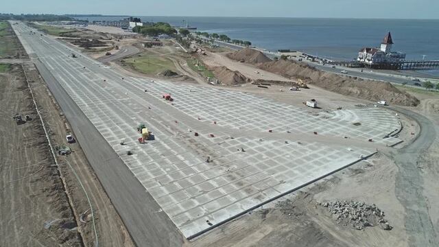 La nueva pista del Aeroparque Jorge Newbery.