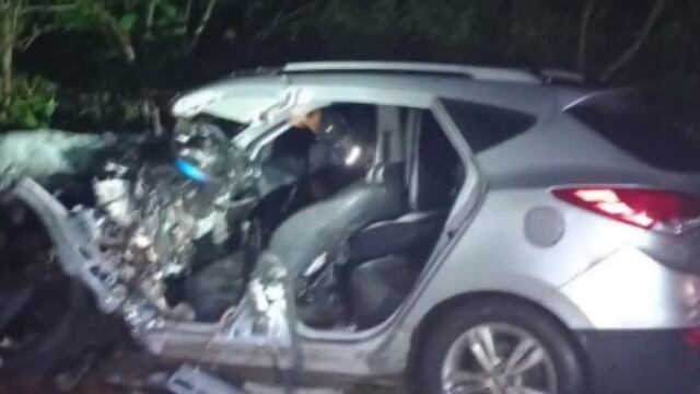 Puerto Iguazú: aparatoso accidente vial dejó un saldo de un herido.