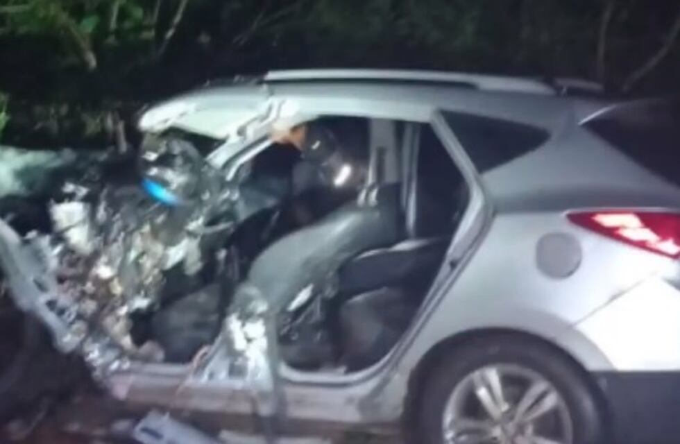 Puerto Iguazú: aparatoso accidente vial dejó un saldo de un herido