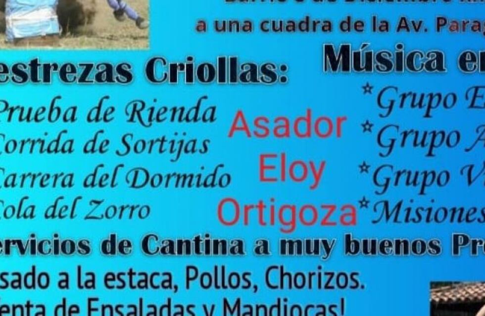 Gran Festival de Prueba de Rienda y Chamamé en Eldorado