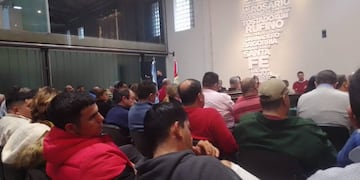Dirigentes sindicales resolvieron continuar con el plan de lucha.