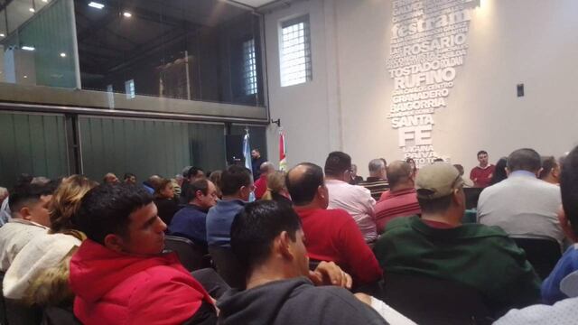 Dirigentes sindicales resolvieron continuar con el plan de lucha.