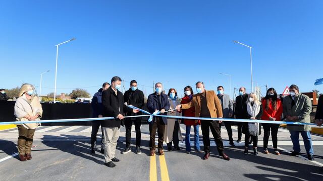 Inauguración del nuevo puente entre Villa María y Villa Nueva