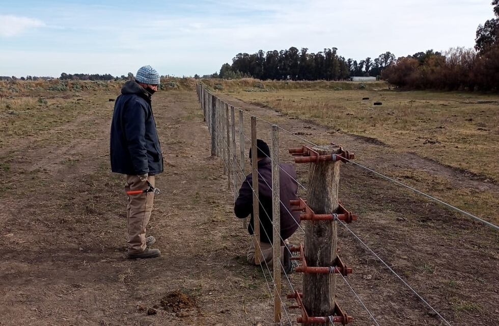Delimitan el predio donde funcionara el futuro Hogar de Día
