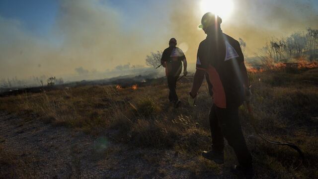 A la gran cantidad de quema de pastizales se agregaron dos siniestros de grandes dimensiones en Estación Chapadmalal y en barrio Autódromo, que fueron controlados.
