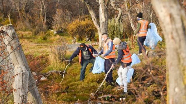 Jornada de limpieza en sectores comunitarios del barrio Malvinas
